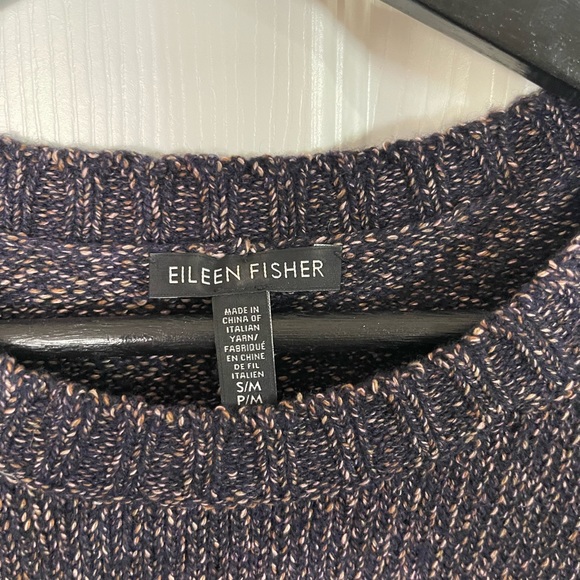 Eileen Fisher Wool Blend Oversized Knit Sweater - Picture 4 of 8